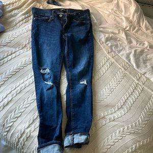 Express size 6 legging mid rise jeans